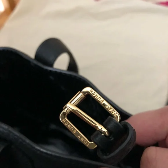 Brand new Tory Burch black leather tote - Picture 7 of 9